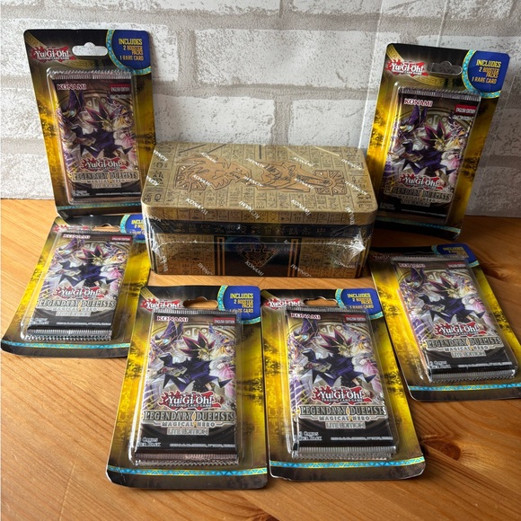 Konami Other - Yugioh Legendary Duelists Magic Hero Lite Ed (x12) & 2021 Tin Of Ancient Battles